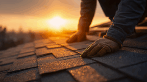 Roof Install at Sunset